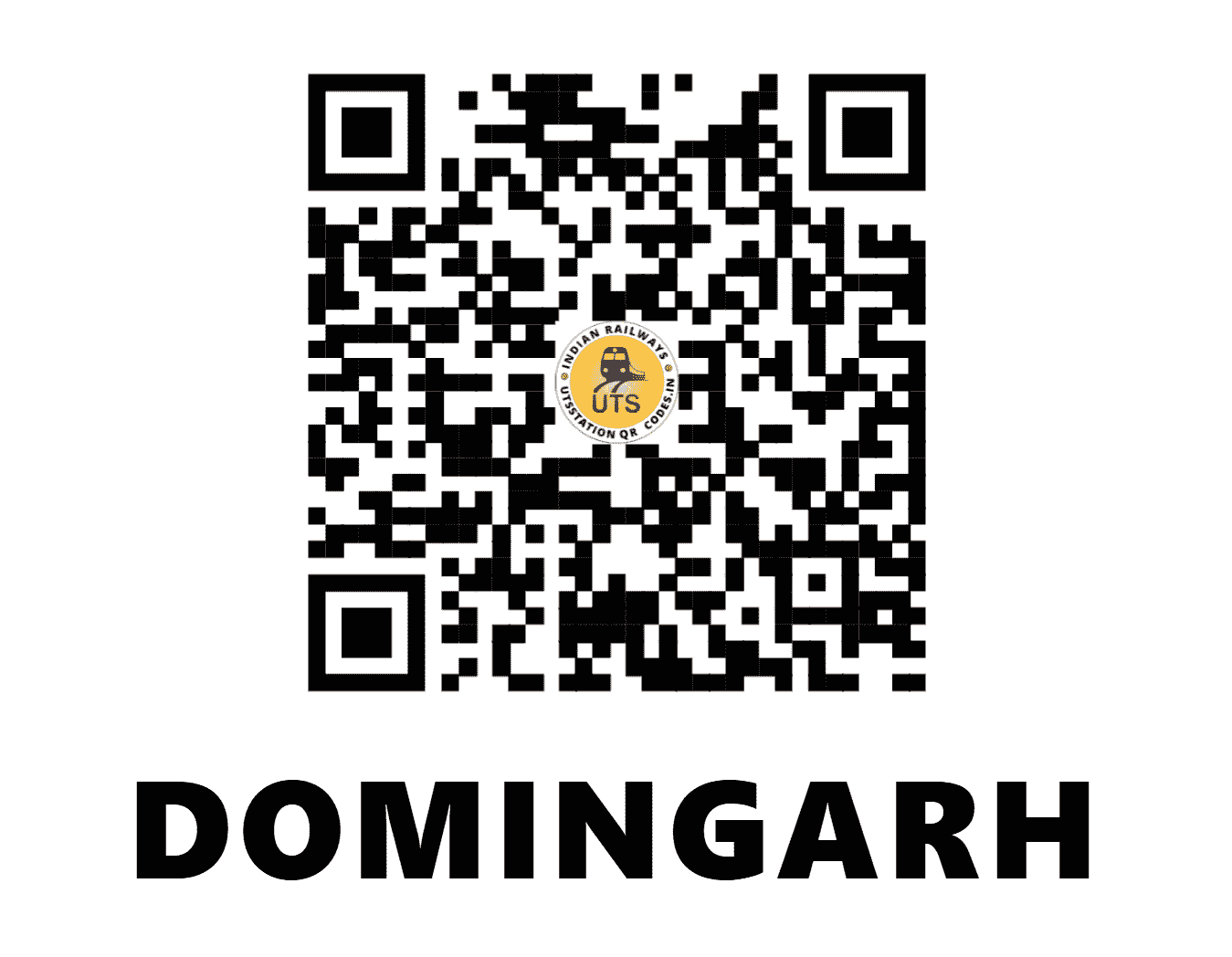 UTS QR Code for DOMINGARH - DMG (NE - UTTAR PRADESH)